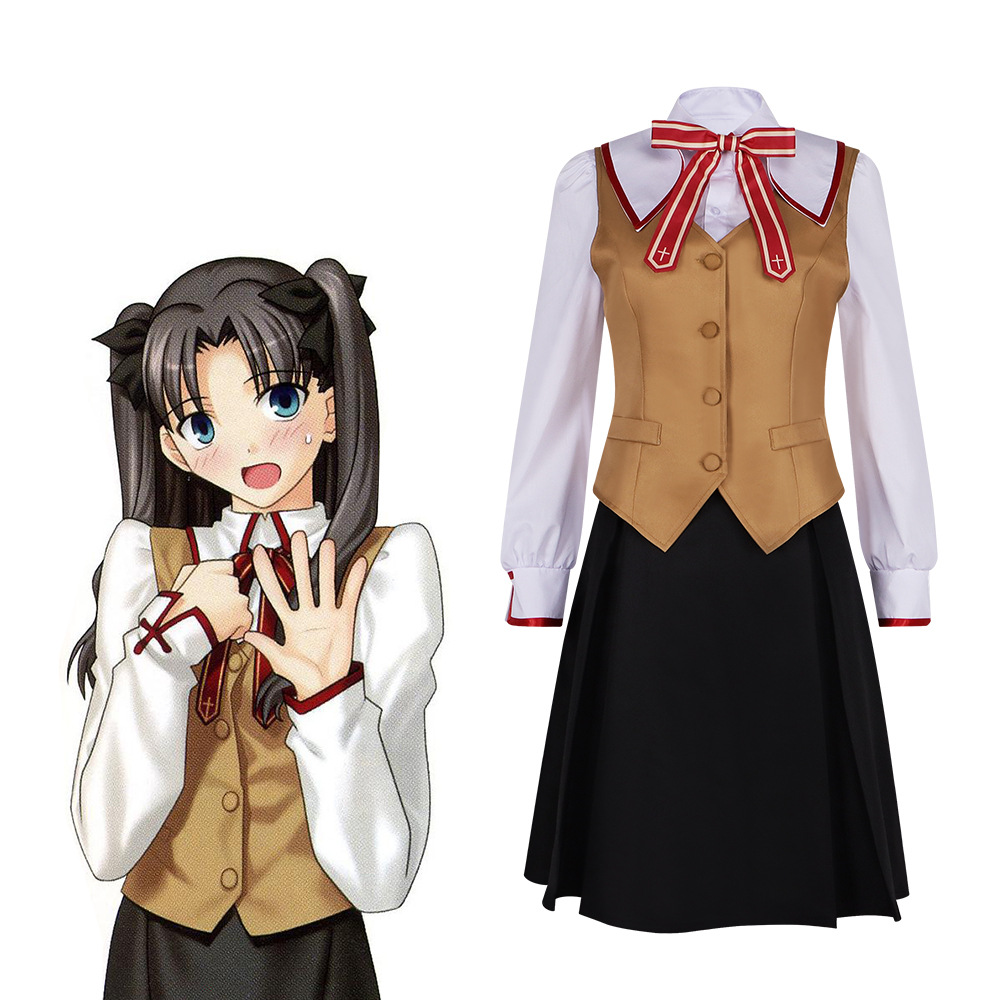Party Games School - Costume de cosplay d'uniforme scolaire de